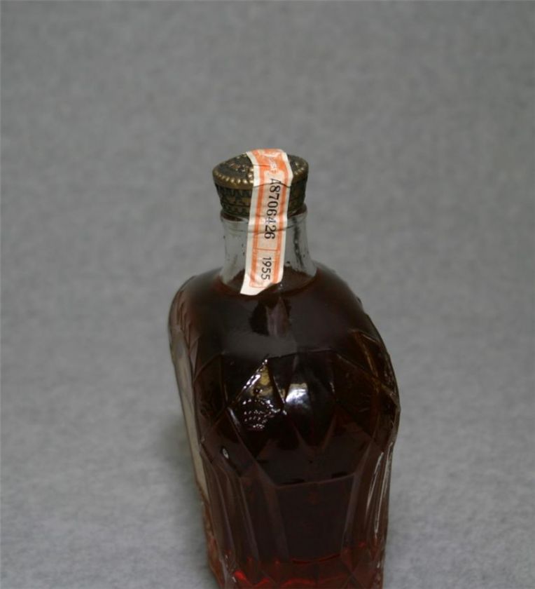 VINTAGE 1955 Seagrams Crown Royal Sealed FEDERAL Bottle + 4 Mini 1967 