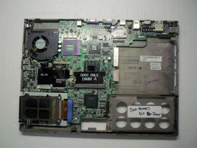 DELL Latitude D830 256MB VIDEO nVIDIA Motherboard HN195 AS IS Parts or 