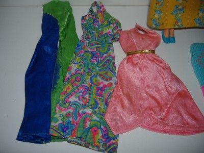 Lot Vintage Barbie Francie Mod Dolls Clothes TLC  