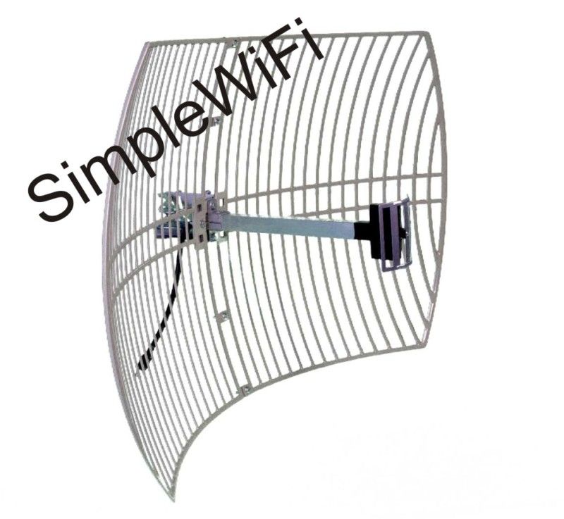 Directional WiFi Outdoor Antenna parabolic Grid 24dBi  