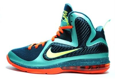 Nike Lebron James 9 Cannon Miami Hurricanes  