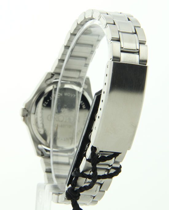 WOMENS CROTON STEEL CASUAL NEW WATCH CN207191SSBK 754425095249  