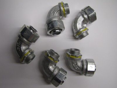 Crouse Hinds LT7590 90 degree angle male connector 3/4 lot of 5 