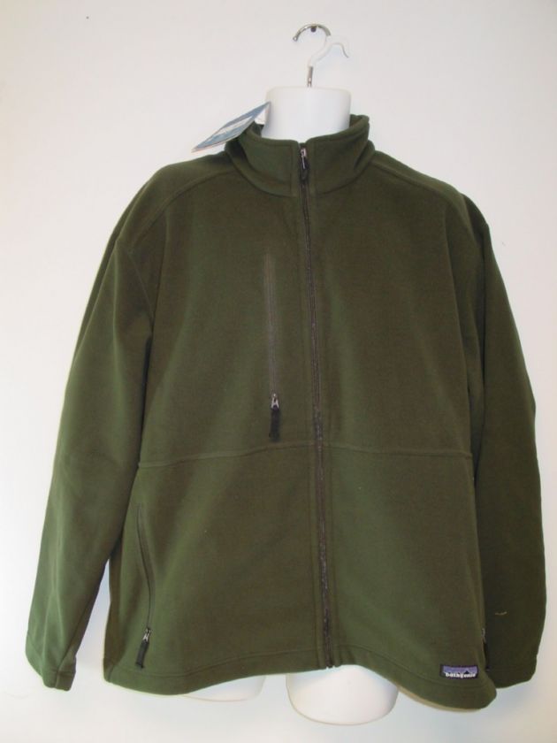 NEW NWT Patagonia Synchilla Micro Fleece Full Zip Jacket Mens LG GREEN 