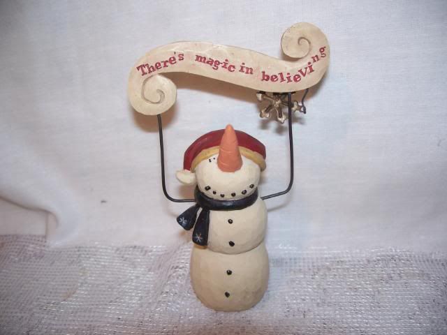 Blossom Bucket Resin Magic Believing Banner Snowman Christmas Tree 