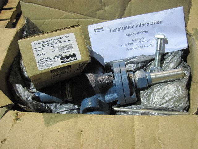 Parker Refrigeration Solenoid Valve Type S4A 1 DN25 33 Watts 21 BAR 