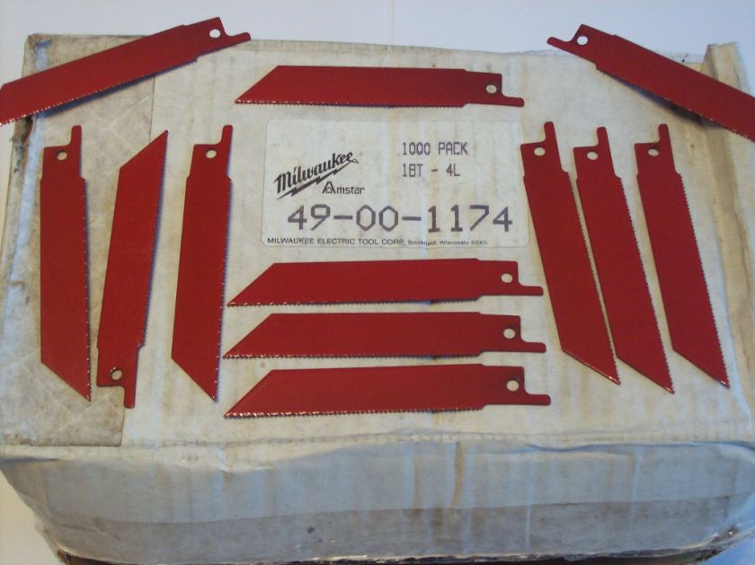 50 MILWAUKEE 4 SAWZALL RECIPROCATING SAW BLADES 18TPI  