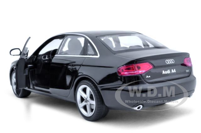   new 1 24 scale diecast audi a4 black die cast model car by welly has