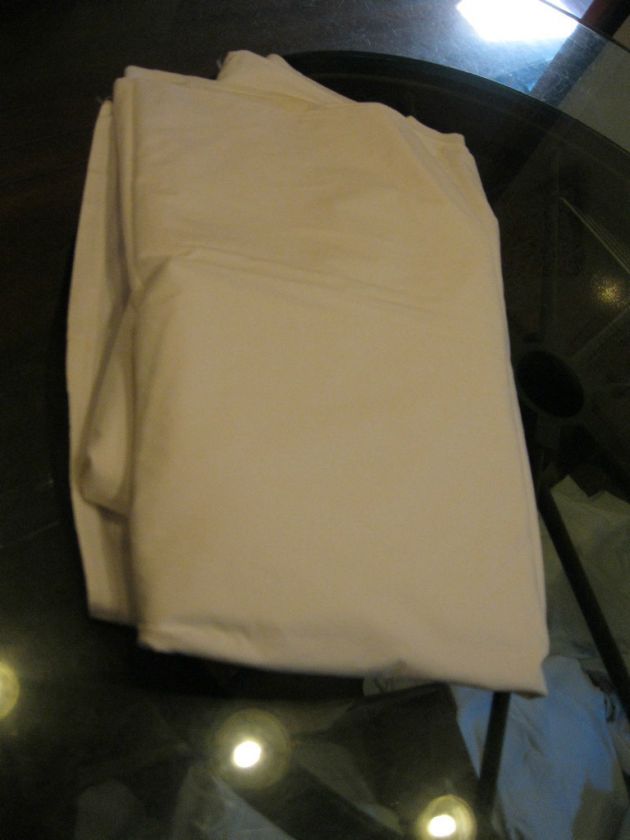 Full double White sheet flat top Vintage  