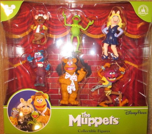   Collectible Figures Set Disney Park Exclusive Kermit Miss Piggy  