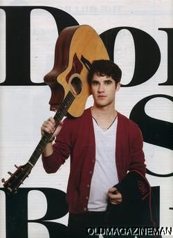 FREEship Billboard DARREN CRISS Blaine GLEE April 2011 Perry Farrell 