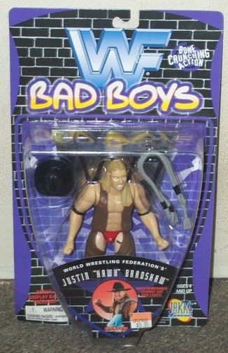 Justin Hawk Bradshaw JBL Leyfeild Ser 4 WWF WWE Fig MOC  