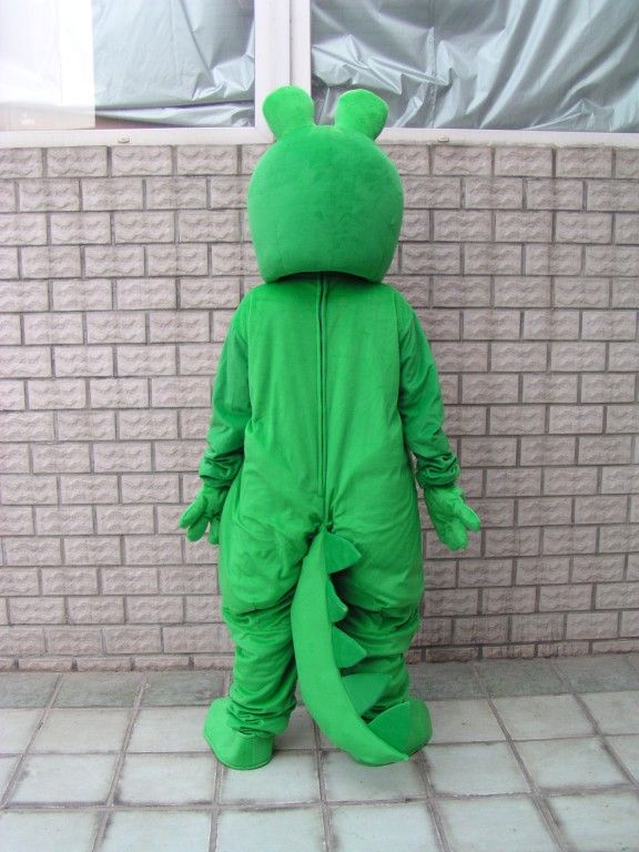 Halloween green crocodile Mascot costume Adult size New  