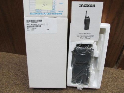 Maxon Heavy Duty 2 way radio CS 0510 HD  