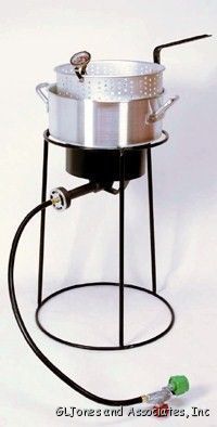 20 Fryer Cooker Outdoor Cooking Burner & pot 22PKPT  