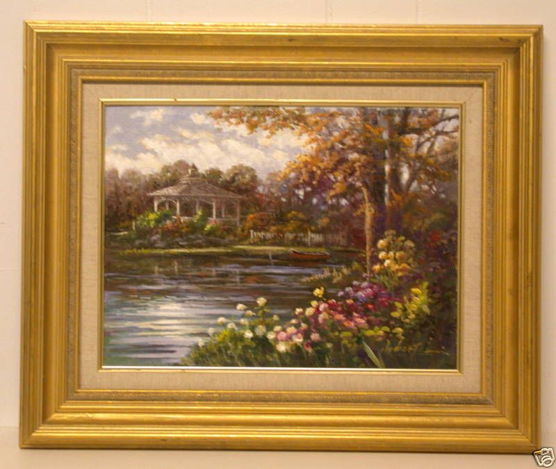 Robert Lui Original Oil Painting Framed  