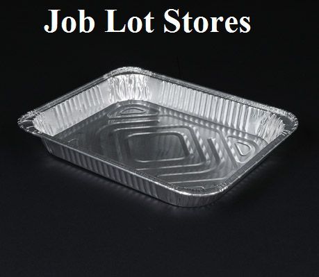 Aluminum Pan 1/2 Size Shallow Disposable Qty Discount  