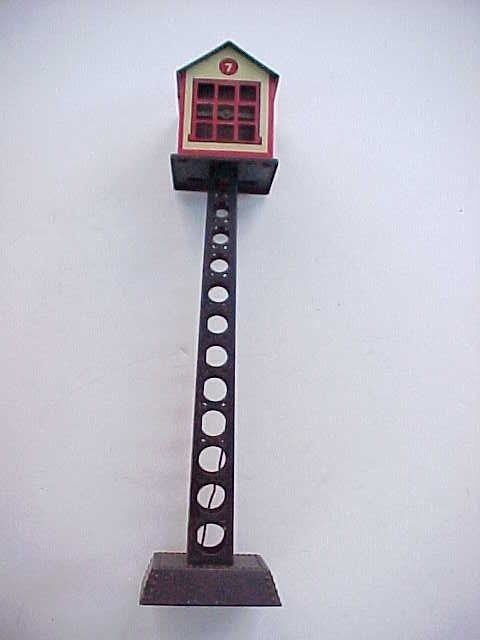 Vintage 1950s MARX O GAUGE RADIO TRAIN CONTROL TOWER No. 7 Exc 