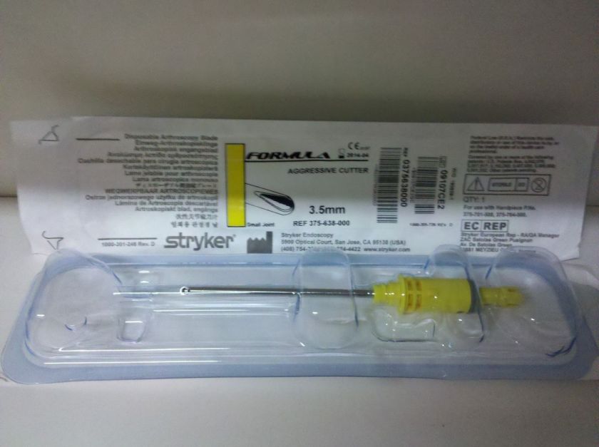 NIB Stryker Endoscopy Formula Aggressive Cutter 3.5 mm Ref. 375 638 