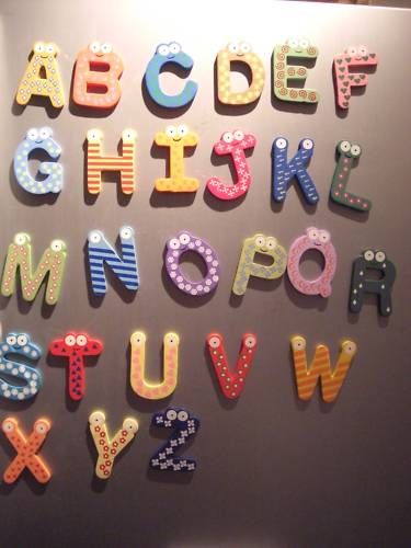 Wooden Alphabet Letters A Z Children Wall Door Name tatiri christening 