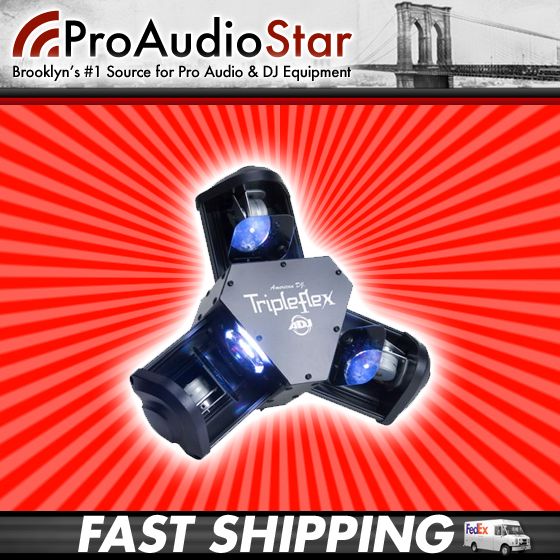   DJ Triple Flex tripleflex LED NYC PROAUDIOSTAR 640282001205  