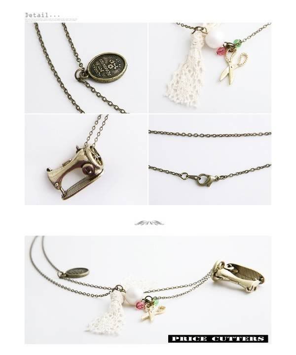 Vintage Sewing Machine New Necklaces Pendants  