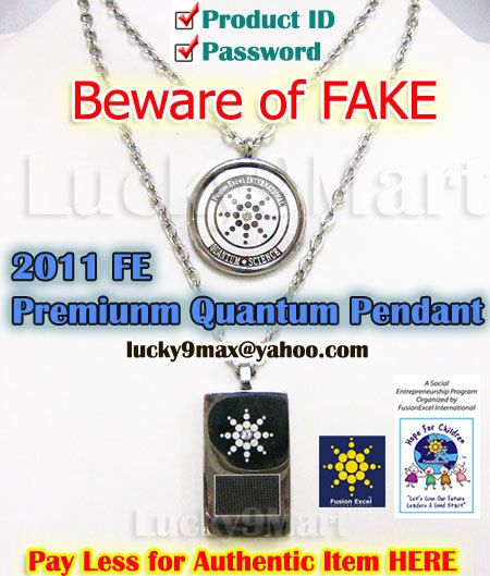 Fusion Excel Premium Quantum Scalar Energy Pendant  