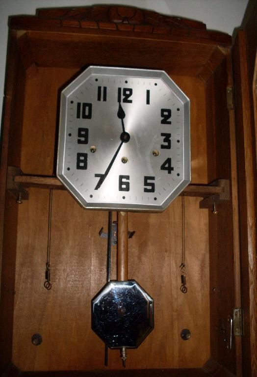   WALL CLOCK ORIGINAL KIENZLE GERMANY WESTMINSTER/ 4/4 1930  