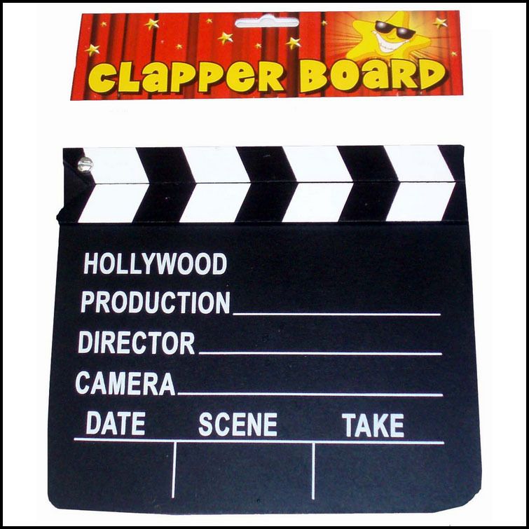 HOLLYWOOD FILM PROP HOME MOVIE ACTION SCENE DIRECTORS TAKE CLAPPER 