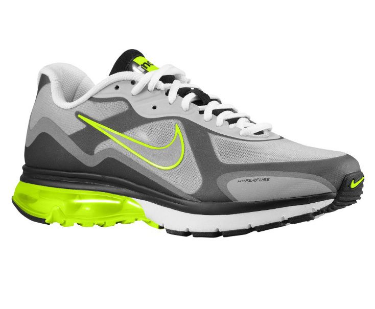 MENS NIKE AIR MAX ALPHA 2011 RUNNING SHOES GREY / METALLIC SILVER 