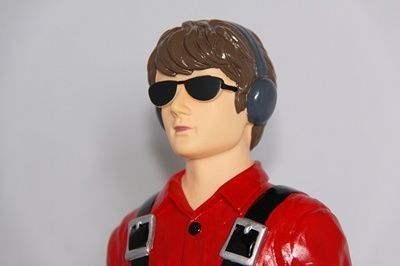 RC airplane parts pilot model 1/6 Red Shirt Sunglass  