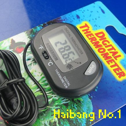   Suction Base Digital Aquarium Thermometer Meter Fish Tank Probe C/F