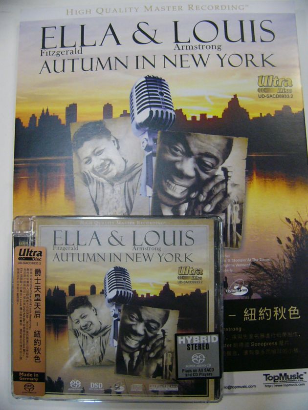 Ella & Louis Armstrong Autumn in New York SACD (NEW)  