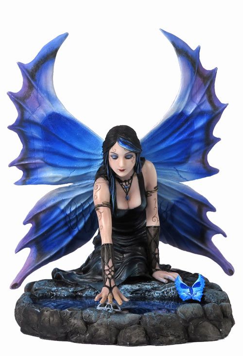 Anne Stokes IMMORTAL FLIGHT Gothic Fairy Skull Statue  