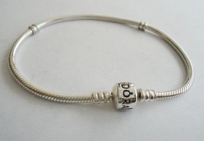 Authentic PANDORA Snake Chain STERLING SILVER 8 Bracelet  