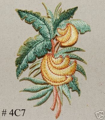 1PC~BANANA TREE~IRON ON EMBROIDERED APPLIQUE PATCH  