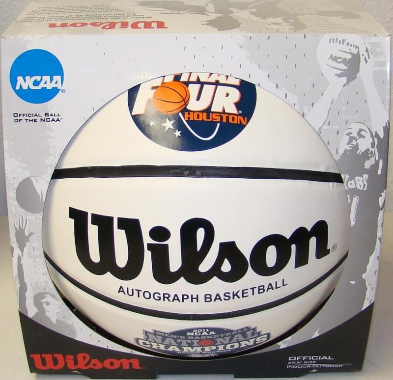 CONNECTICUT 2011 CHAMPIONS WILSON AUTOGRAPH BASKETBALL  