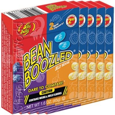 Pack BEAN BOOZLED 1.6oz Jelly Belly ~ Weird & Wild Flavors ~ Party 