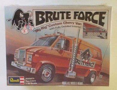 Chevy Van Brute Force Big Rig Revell SEALED Vtg 70s 125 Model Kit H 