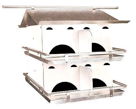 COATES STARLING RESISTANT PURPLE MARTIN BIRD HOUSE 8 ROOM PMSR8  