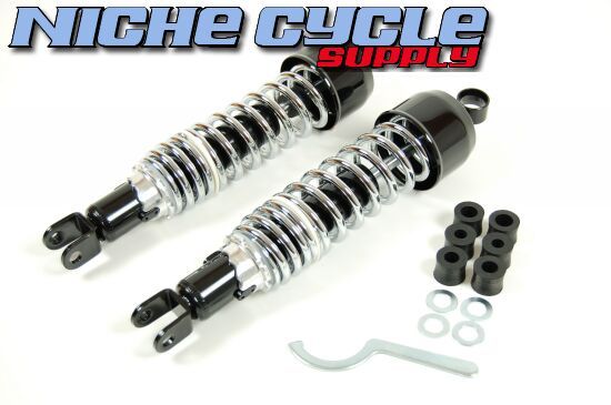 honda gl1000 1975 1979 rear shocks description glossy black powder 