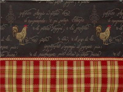 london balloon shade valance curtain red gold liz claiborne plaid with 