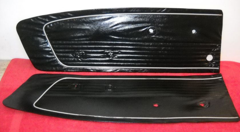 1966 Mustang ORIGINAL LH+RH BLACK INTERIOR DOOR PANELS  