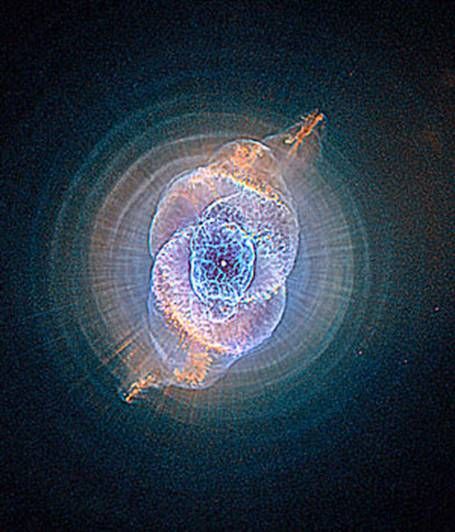 At four is the Cats Eye Nebula