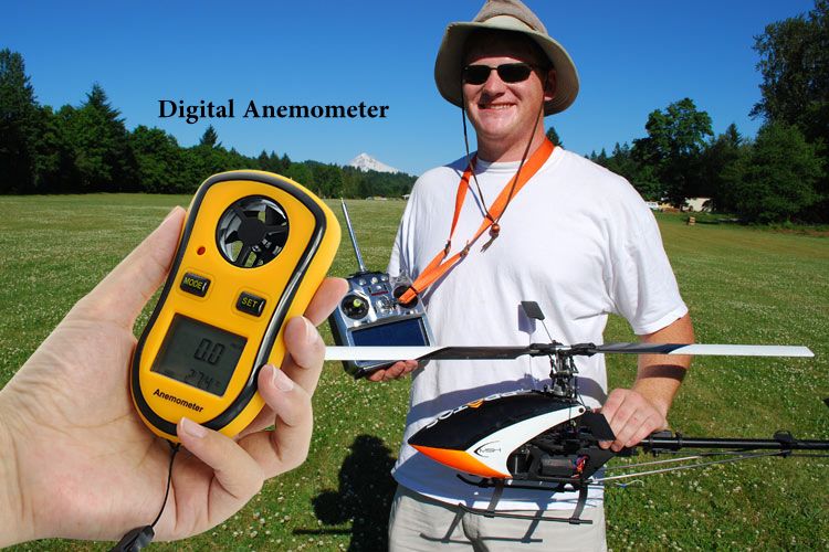 Wind Speed Meter (Digital Anemometer with Thermometer)  