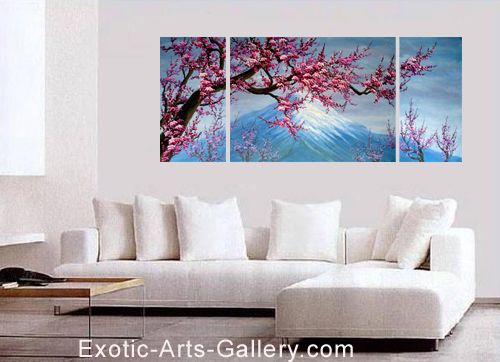 Cherry blossom tree painting