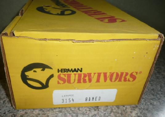VTG 70s 80s HERMAN MENS HIKING WORK HUNTING BOOTS SHOES NEW OLD W BOX 