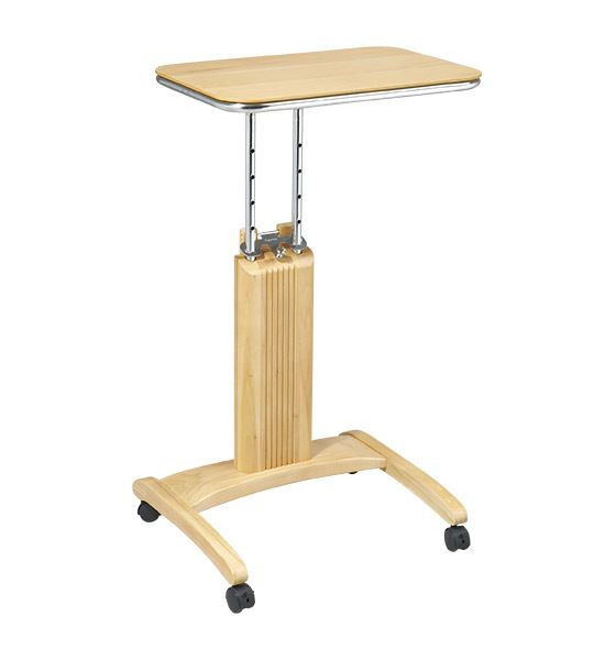 MAPLE WOOD LAPTOP MOBILE COMPUTER TABLE PODIUM STAND  