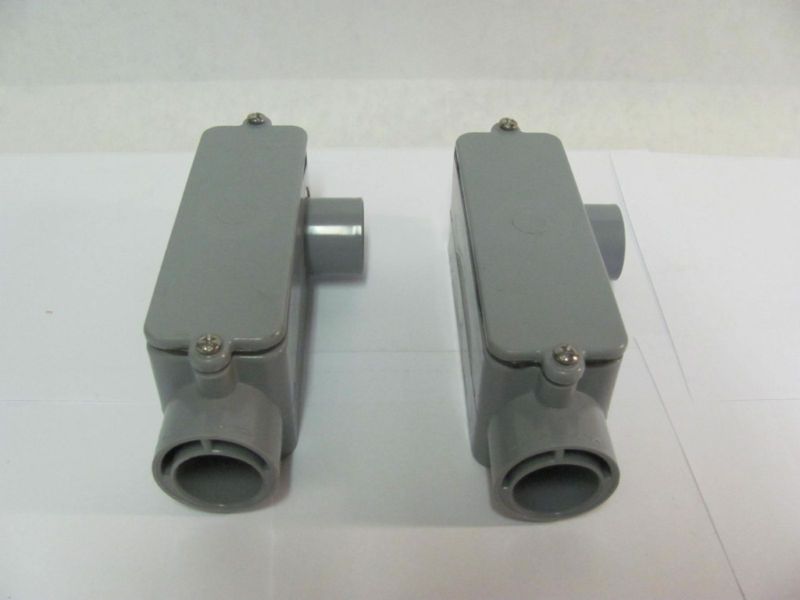 LOT OF 2 Carlon PVC 3/4 Type LL Conduit Body E984E  