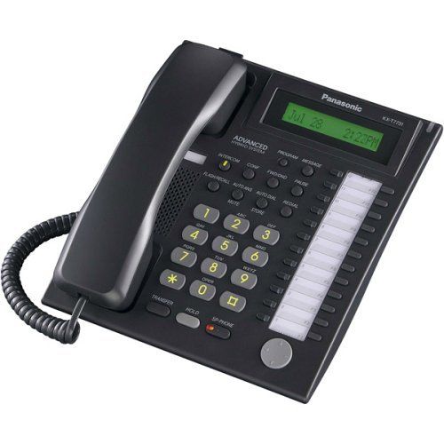 Panasonic KX T7731 B 24 Key Speaker Phone Is Designed for use Only w 